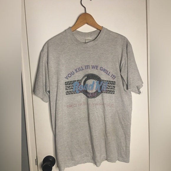 Retro “Road Kill Cafe” Large Shirt - Picture 1 of 2